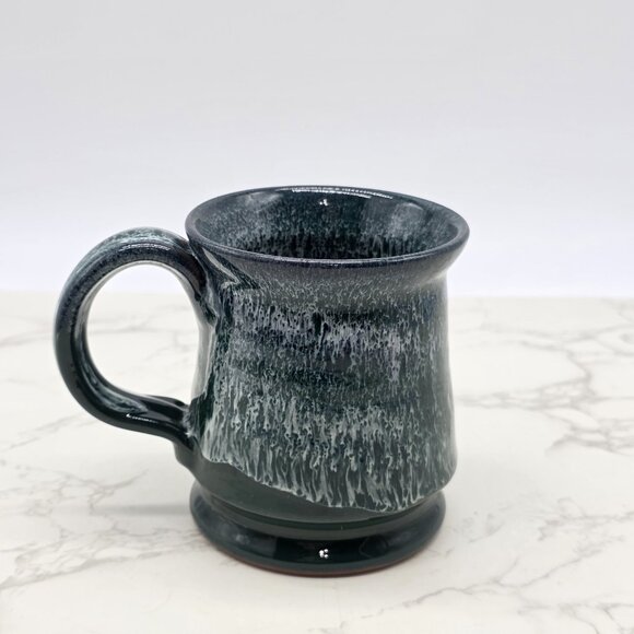 Deneen Pottery Mug Kit Carson County Carousel Horse Colorado Green Drip USA New - Picture 2 of 7